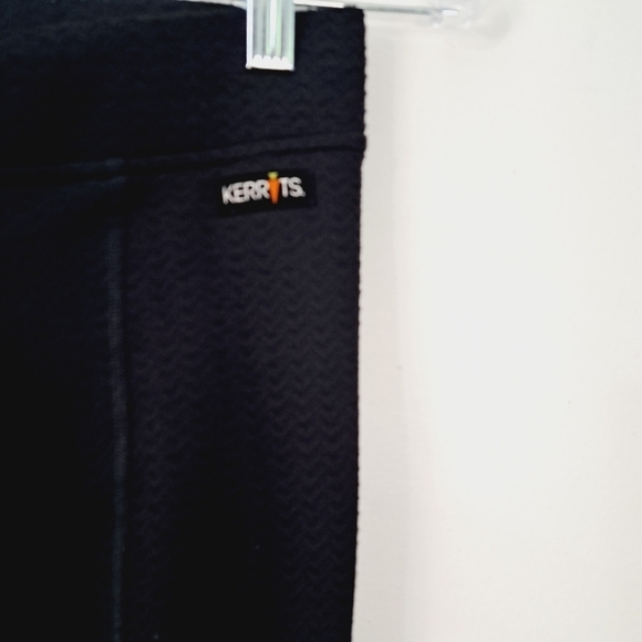 Kerrits Black Textured Fleece Lite Lightweight Riding Breeches XS - Picture 4 of 7